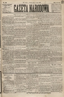 Gazeta Narodowa. 1888, nr 42
