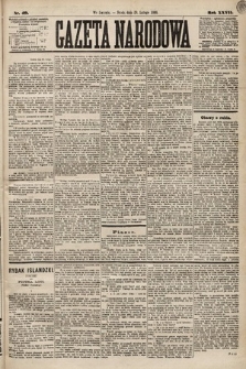 Gazeta Narodowa. 1888, nr 49