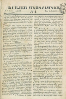 Kurjer Warszawski. 1850, № 2 (2 stycznia)