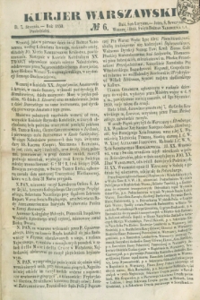 Kurjer Warszawski. 1850, № 6 (7 stycznia)