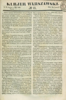 Kurjer Warszawski. 1850, № 48 (19 lutego)