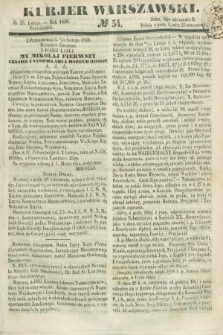 Kurjer Warszawski. 1850, № 54 (25 lutego)