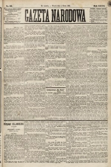 Gazeta Narodowa. 1888, nr 54