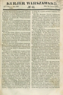 Kurjer Warszawski. 1850, № 63 (6 marca)
