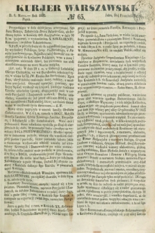 Kurjer Warszawski. 1850, № 65 (8 marca)