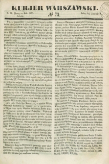 Kurjer Warszawski. 1850, № 73 (16 marca)