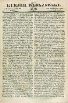 Kurjer Warszawski. 1850, № 88 (2 kwietnia)
