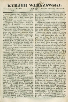 Kurjer Warszawski. 1850, № 91 (5 kwietnia)