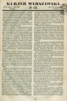 Kurjer Warszawski. 1850, № 123 (12 maja)