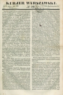 Kurjer Warszawski. 1850, № 180 (13 lipca)