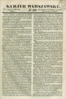 Kurjer Warszawski. 1850, № 200 (2 sierpnia)