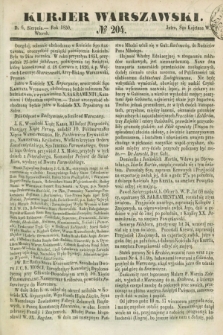 Kurjer Warszawski. 1850, № 204 (6 sierpnia)