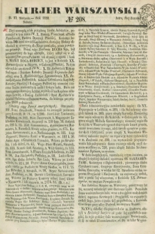 Kurjer Warszawski. 1850, № 208 (10 sierpnia)