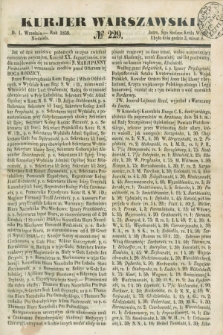 Kurjer Warszawski. 1850, № 229 (1 września)