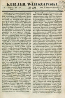 Kurjer Warszawski. 1850, № 232 (4 września)