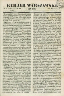Kurjer Warszawski. 1850, № 238 (11 września)