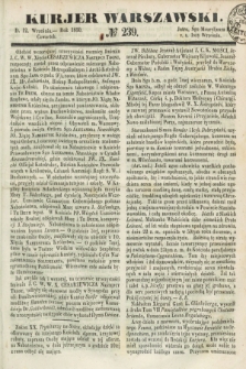 Kurjer Warszawski. 1850, № 239 (12 września)