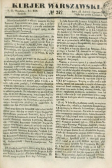 Kurjer Warszawski. 1850, № 242 (15 września)