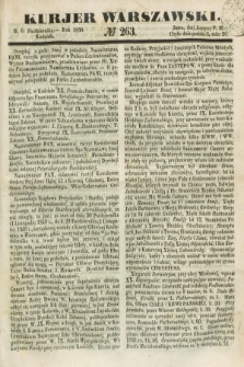Kurjer Warszawski. 1850, № 263 (6 października)