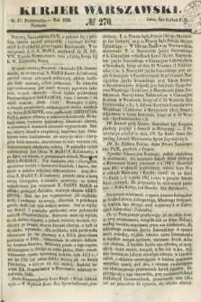 Kurjer Warszawski. 1850, № 270 (13 października)