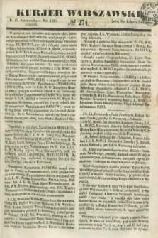 Kurjer Warszawski. 1850, № 274 (17 października)