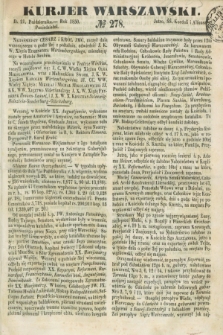 Kurjer Warszawski. 1850, № 278 (21 października)