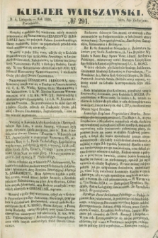 Kurjer Warszawski. 1850, № 291 (4 listopada)