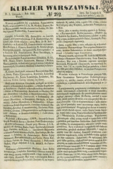 Kurjer Warszawski. 1850, № 292 (5 listopada)