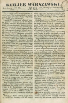 Kurjer Warszawski. 1850, № 321 (4 grudnia)
