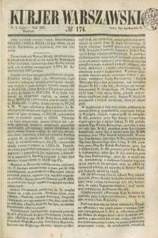 Kurjer Warszawski. 1851, № 174 (6 lipca)