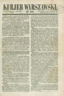 Kurjer Warszawski. 1851, № 286 (28 października)