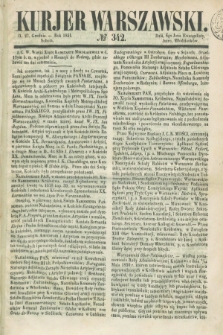 Kurjer Warszawski. 1851, № 342 (27 grudnia)