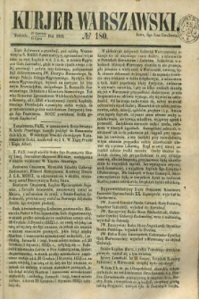 Kurjer Warszawski. 1852, № 180 (11 lipca)