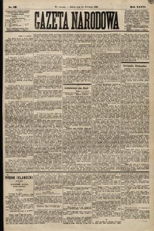 Gazeta Narodowa. 1888, nr 87