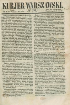 Kurjer Warszawski. 1853, № 253 (27 września)