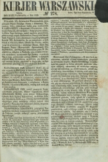 Kurjer Warszawski. 1853, № 278 (22 października)