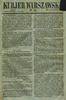 Kurjer Warszawski. 1854, № 24 (26 stycznia)