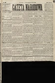 Gazeta Narodowa. 1888, nr 97