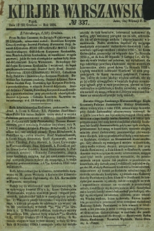 Kurjer Warszawski. 1854, № 337 (22 grudnia)