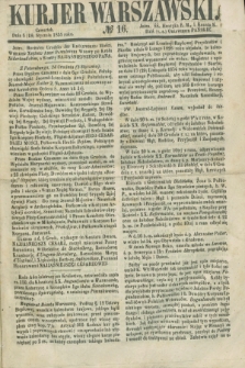 Kurjer Warszawski. 1855, № 16 (18 stycznia)