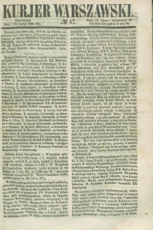 Kurjer Warszawski. 1855, № 47 (19 lutego)
