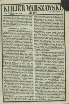 Kurjer Warszawski. 1855, № 207 (8 sierpnia)
