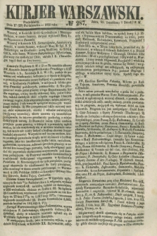 Kurjer Warszawski. 1855, № 287 (29 października)