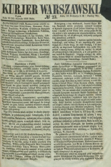 Kurjer Warszawski. 1856, № 23 (25 stycznia)
