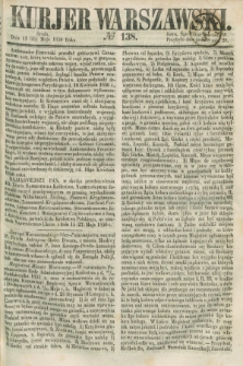 Kurjer Warszawski. 1859, № 138 (25 maja)