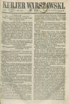 Kurjer Warszawski. 1859, № 176 (8 lipca)