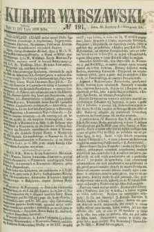 Kurjer Warszawski. 1859, № 191 (23 lipca)