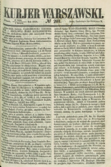 Kurjer Warszawski. 1859, № 201 (2 sierpnia)