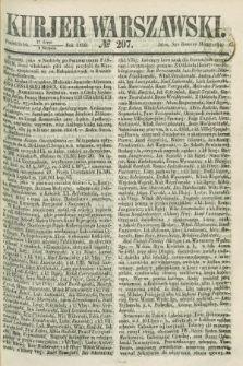 Kurjer Warszawski. 1859, № 207 (8 sierpnia)