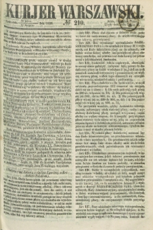Kurjer Warszawski. 1859, № 210 (11 sierpnia)
